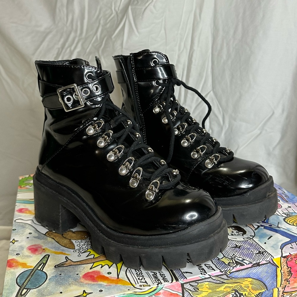 Jeffery Campbell Czech Combat Boots